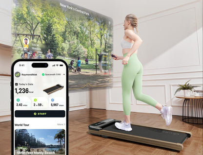 UREVO Spacewalk E4W walking treadmill